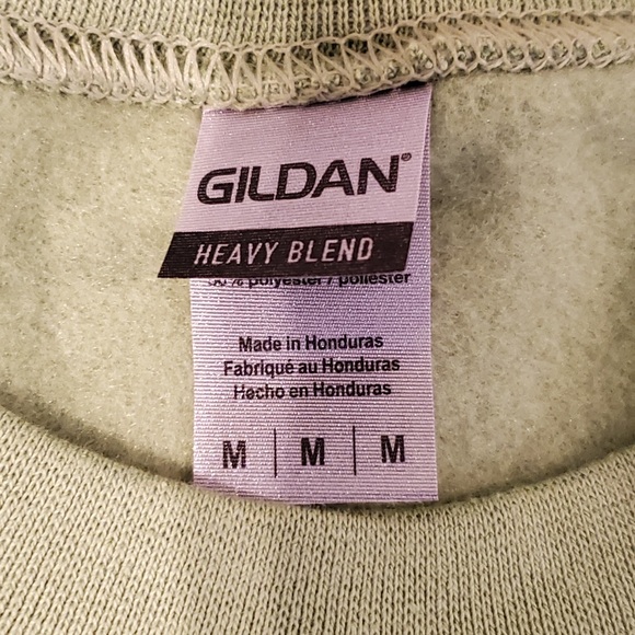 Gildan Men's Unisex Grinch Light Green Crewneck Sweater - Picture 2 of 3